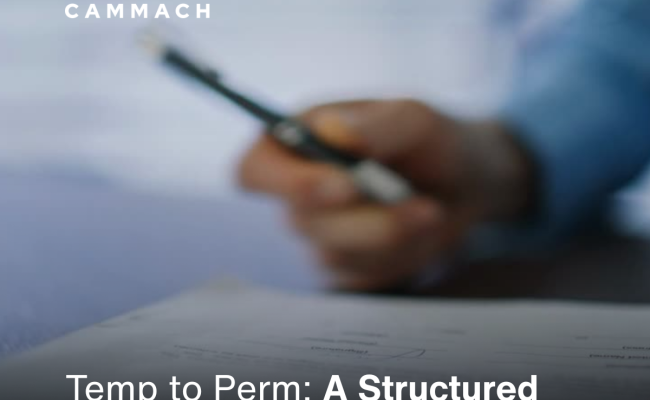 Temp to Perm A Structured Route to Permanent Hiring